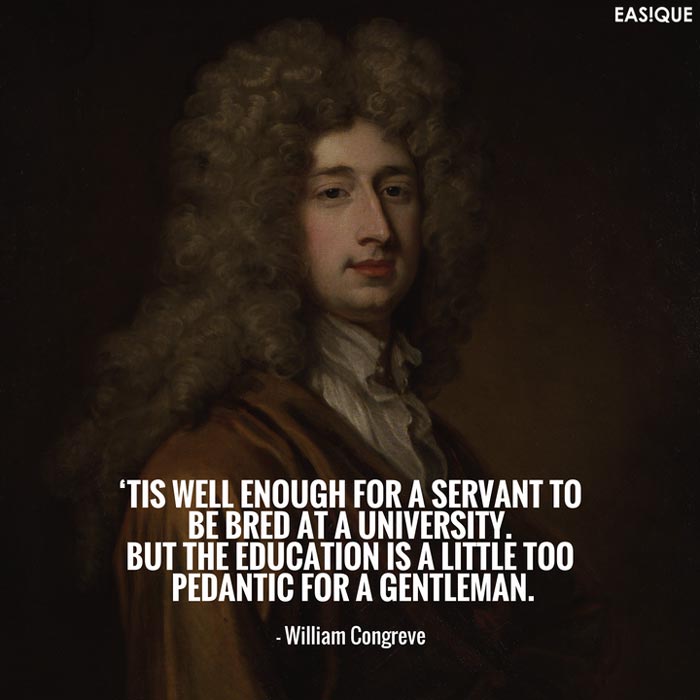 william congreve gentleman quote