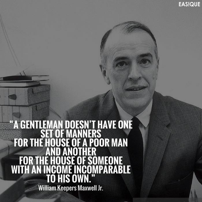 william keepers maxwell gentleman quote