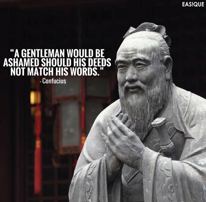 confucius gentleman quote